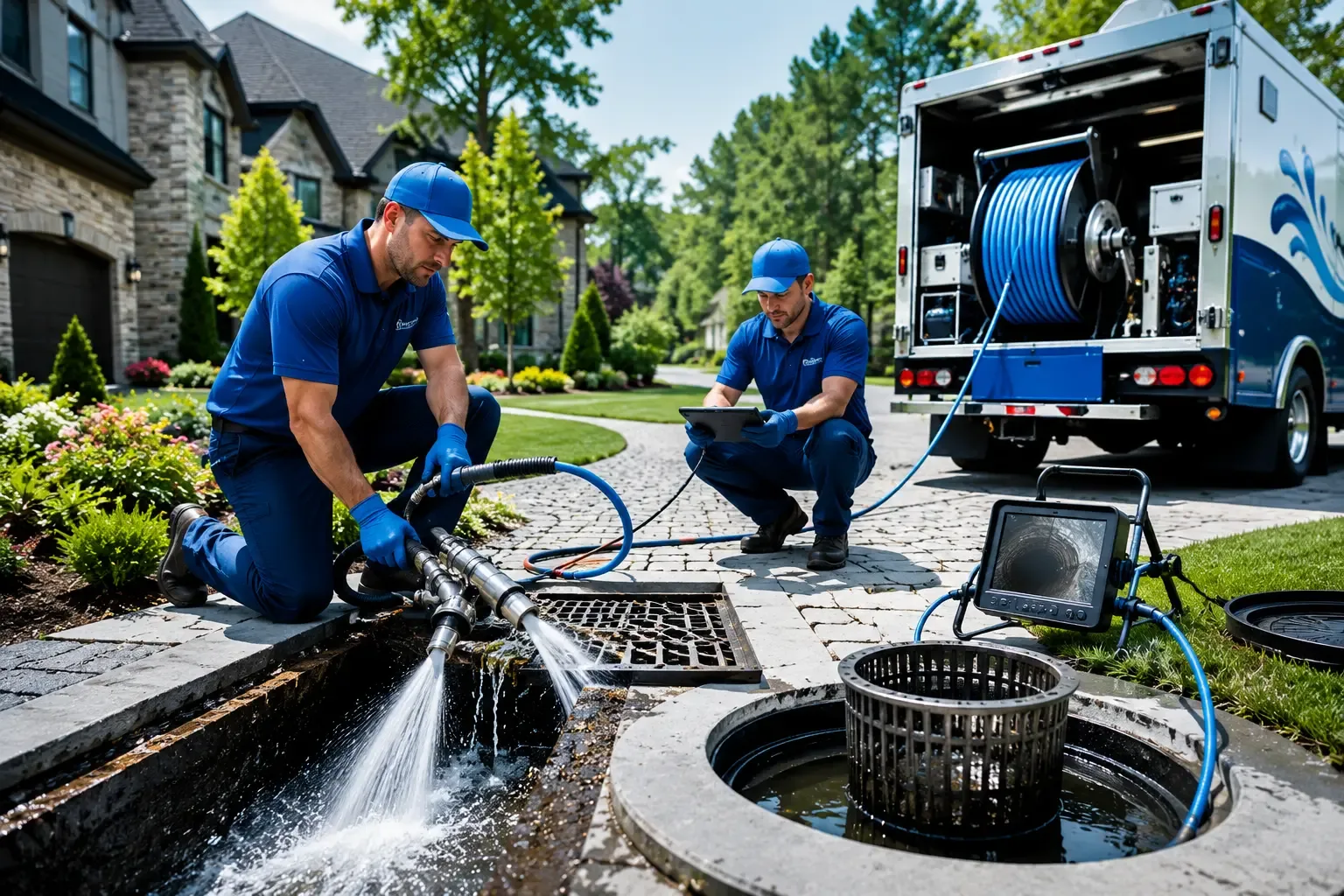 Local outdoor drain cleaning professionals in Montchanin, DE